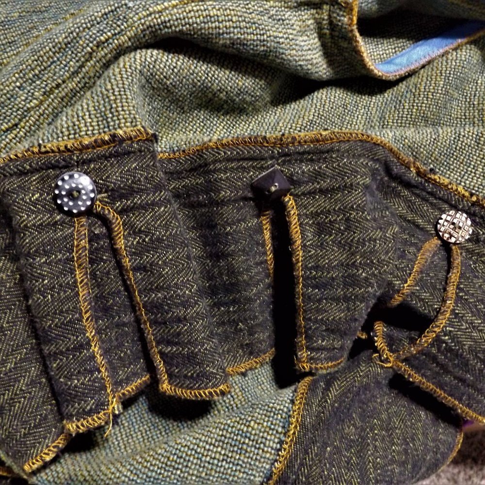 tribe OAK Hand Woven 2 Piece Top & Jacket S - Picture 7 of 15